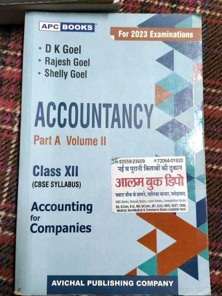 Accountancy Part A VOLUME II