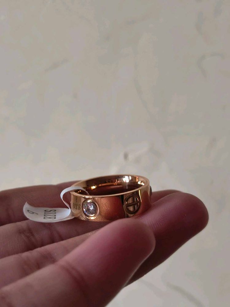 Cartier ring inspired designed anti-tarnish rin