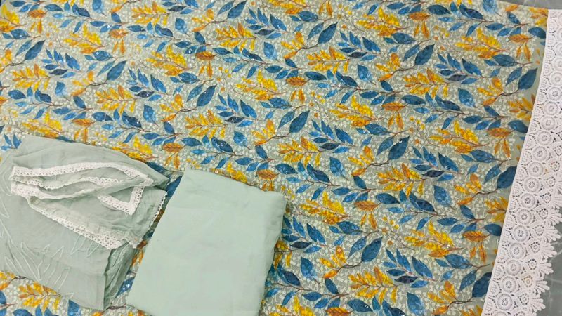 Floral Leaf Fabric