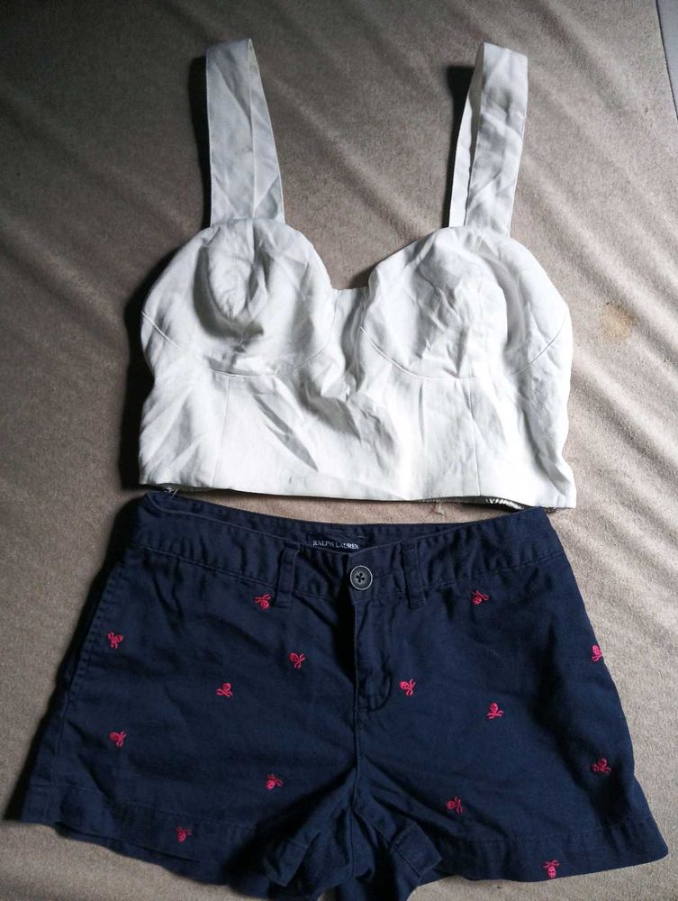 Cute Corset White Top