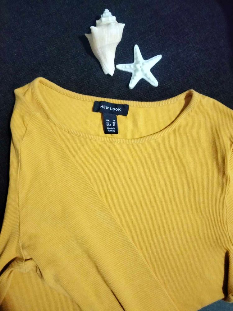 New Look Mustard Colour Top