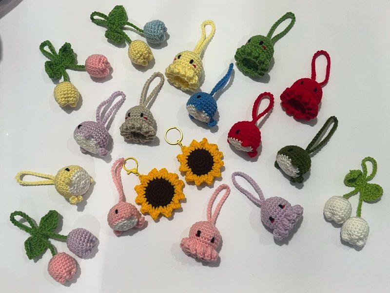2Crochet Keychains