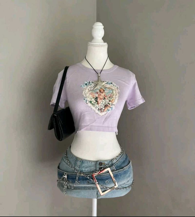 Cute Angel Graphic Tee