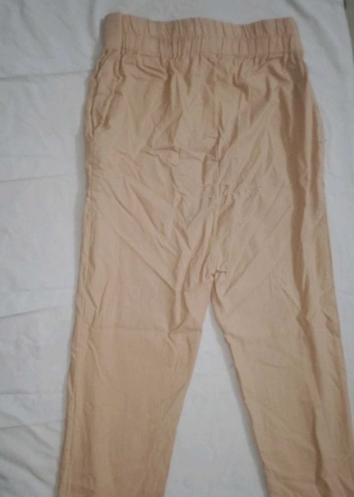 Casual Beige Pants
