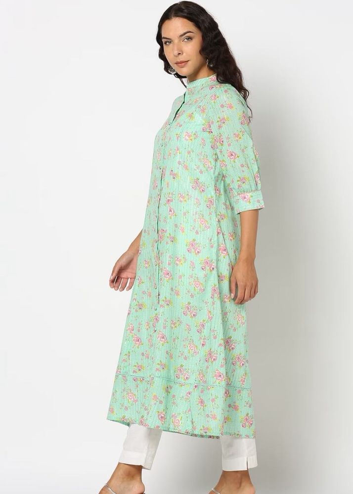 Floral Print Shirt kurthi