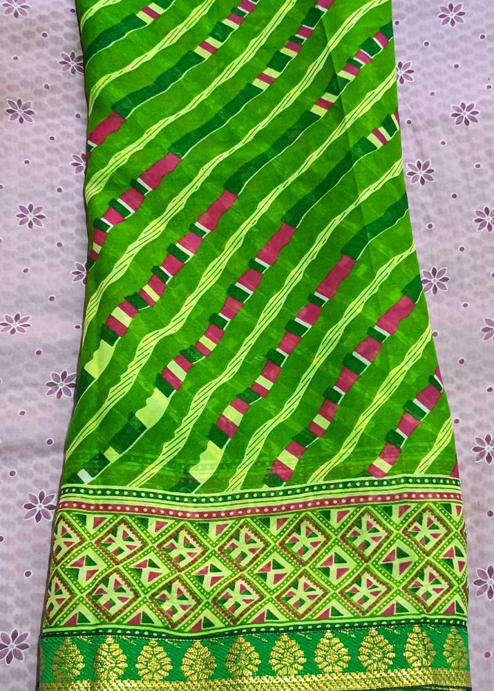 S4 Leharya Saree With LessPatti Atteched Blouse