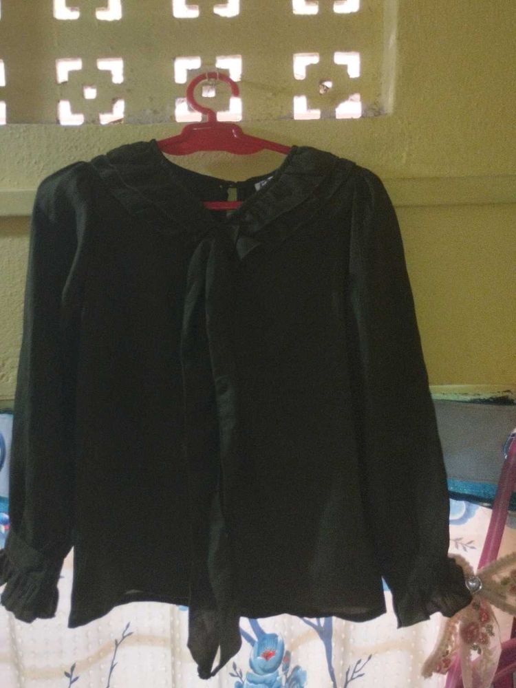 Elegant Olive Green top for girls