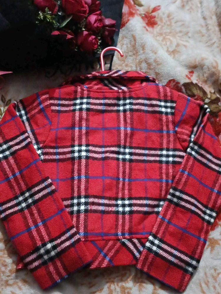 Red Plaid Jacket