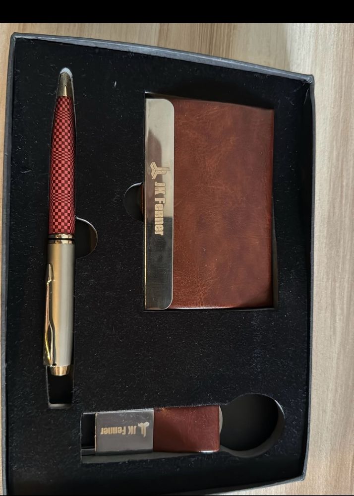 Combo Of A Key Ring, Card Holder &amp; Pen