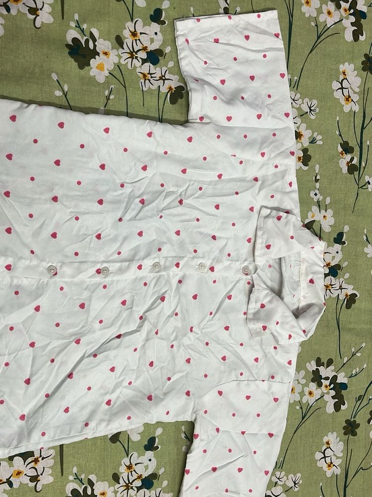 Heart Print cutesy Shirt