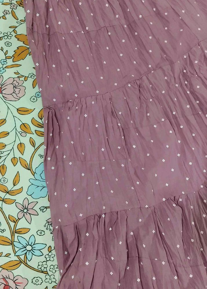 Tiered Ethnic Skirt