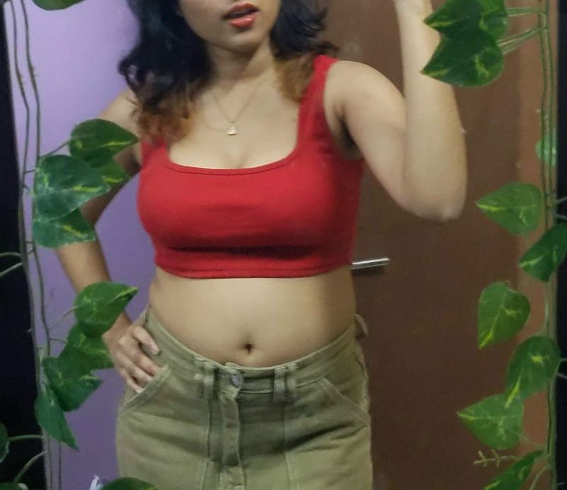 ribbed red baby tank ❤️