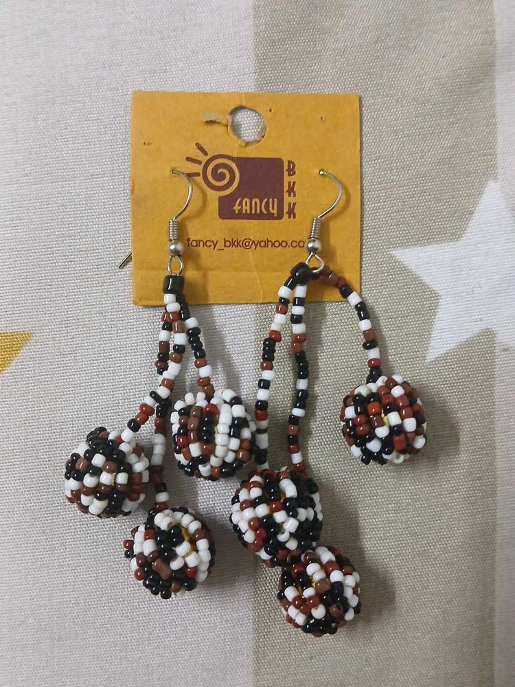 Beaded Drop Earrings