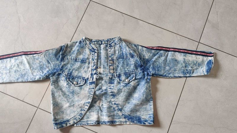 Acid Wash Denim Jacket
