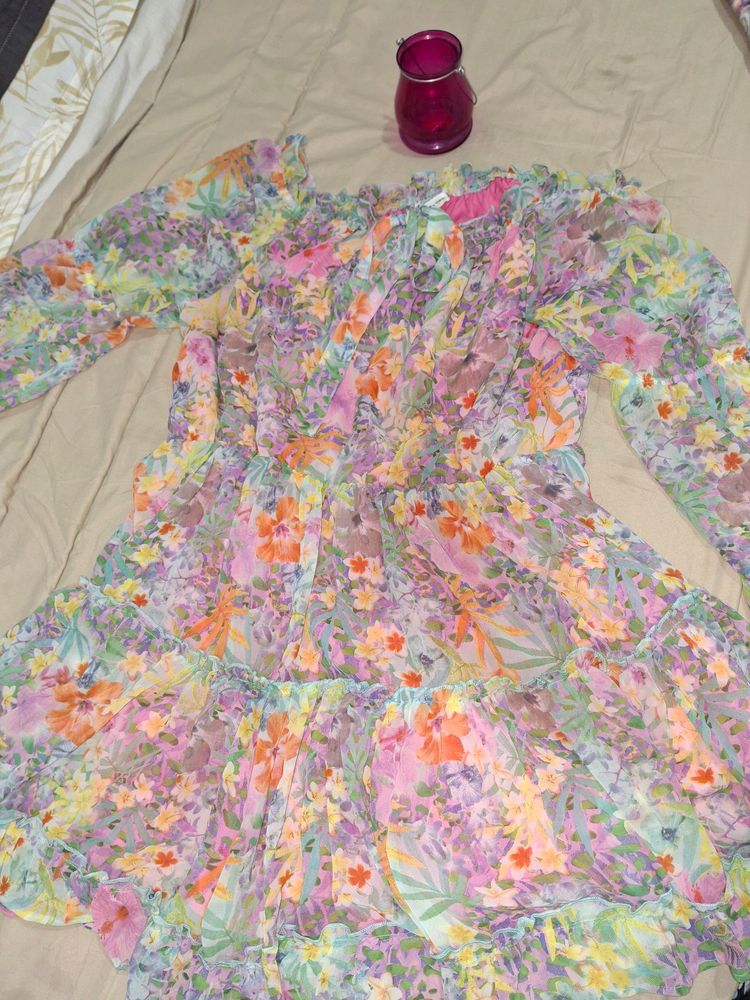 FLORAL DRESS IN SIZE XL