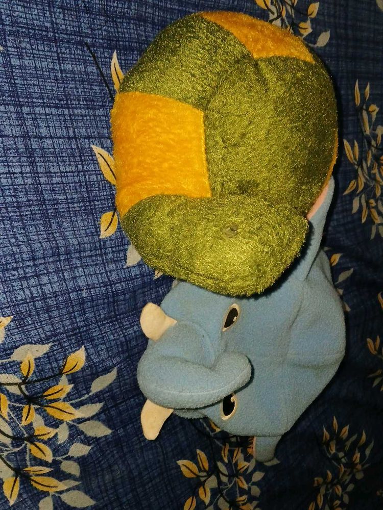 🐢 Toy And Elephant Cap Combo