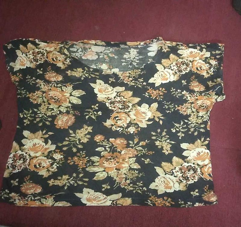 Floral Print Tee