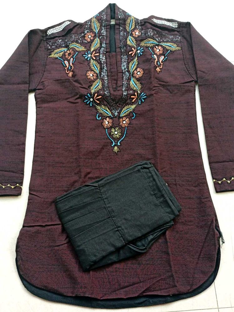 Party Wear Pathani Kurta Chudidar Pajama Set