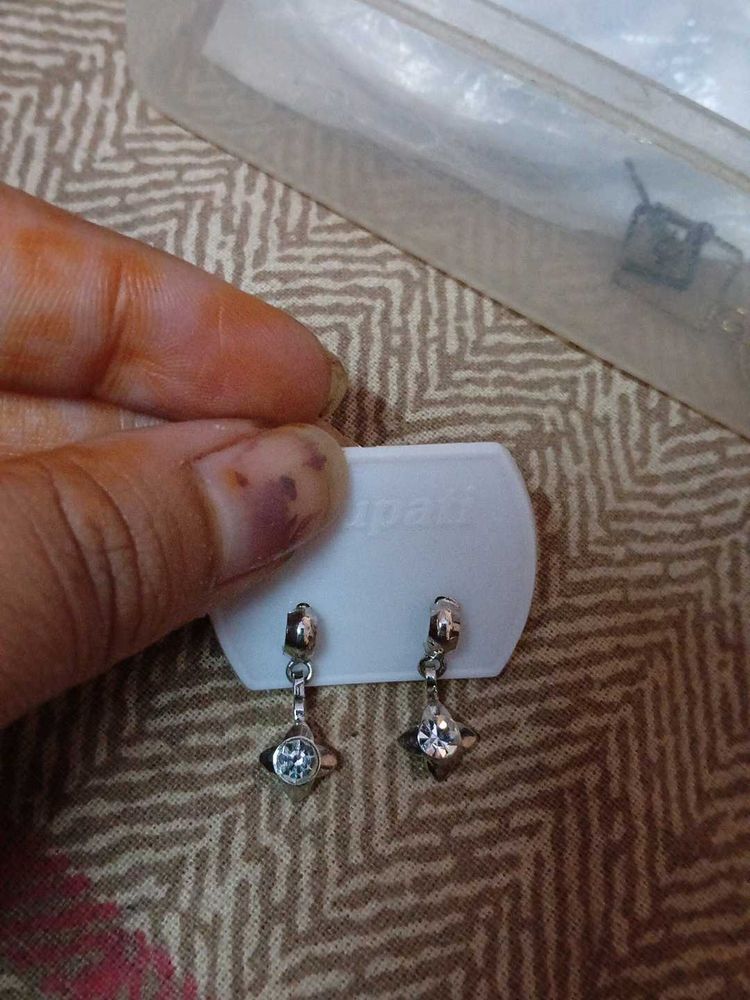Dangling Silver Earrings