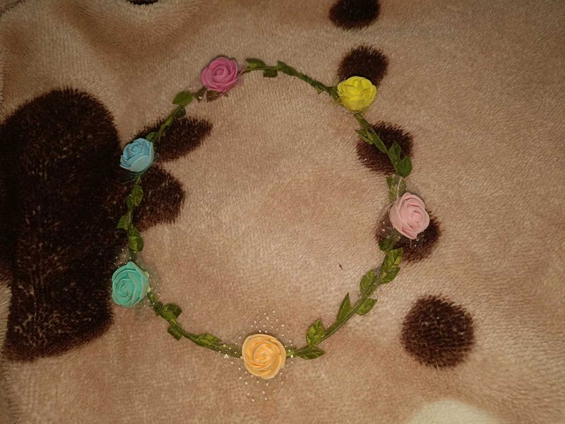 Floral Flower Crown Headband