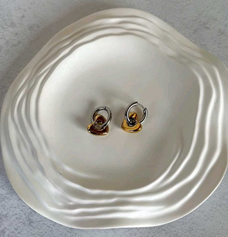Heart Drop Earrings