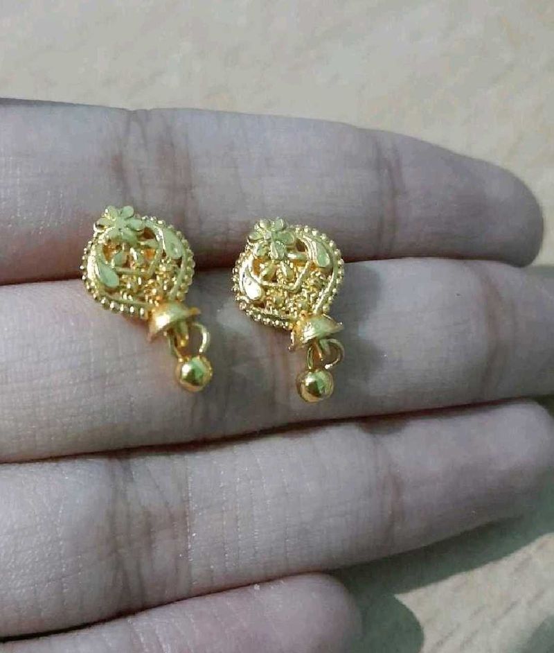 Gold Earring 22k