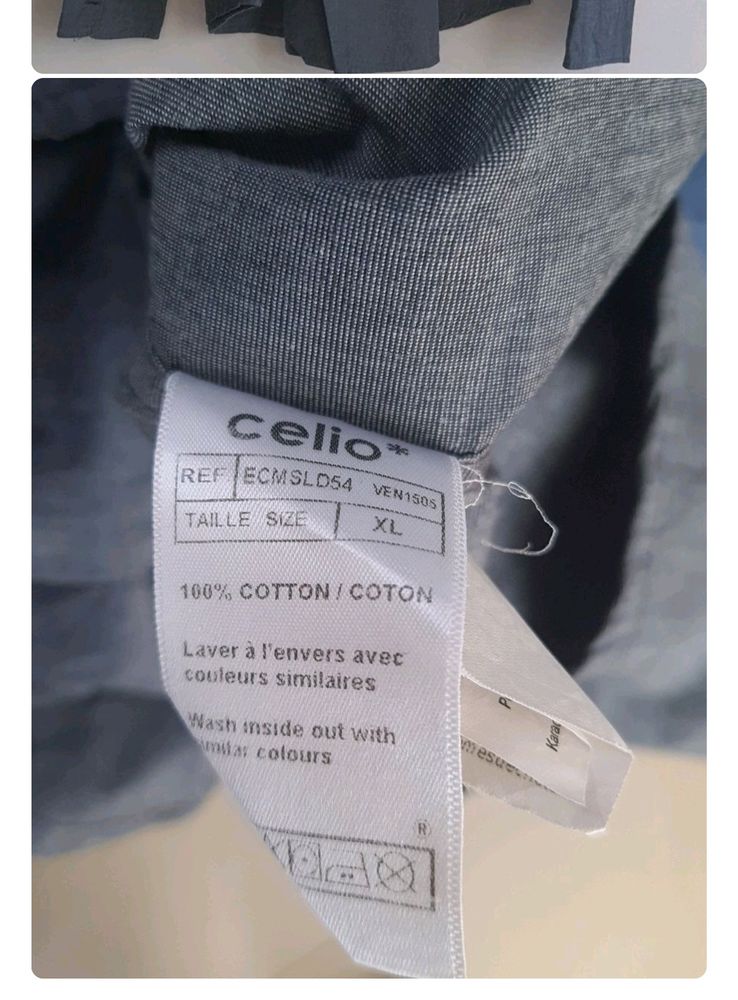 Celio Brand Grey Shirt