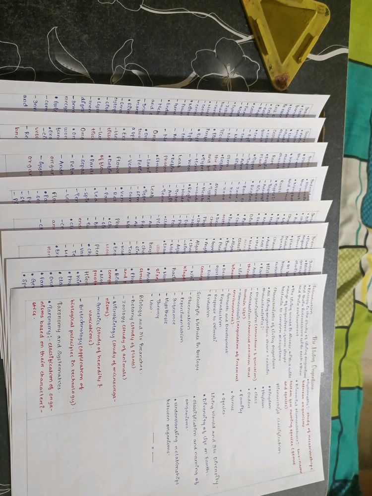 Class 11 Biology Notes