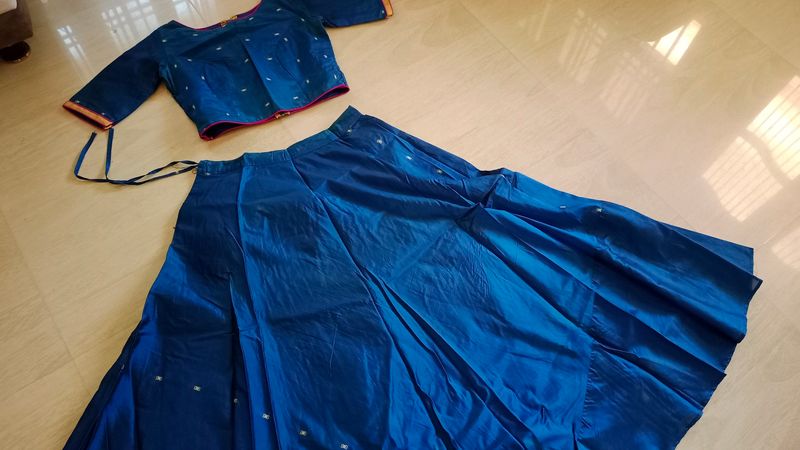 Blue Blouse And Ghaghra
