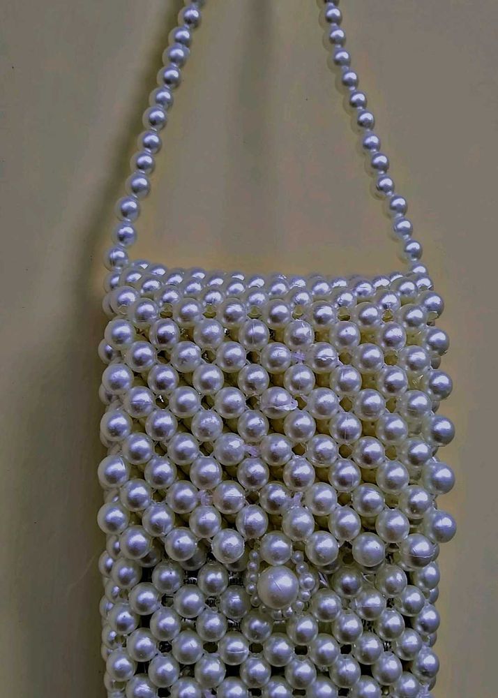 Pearl Beaded Purse