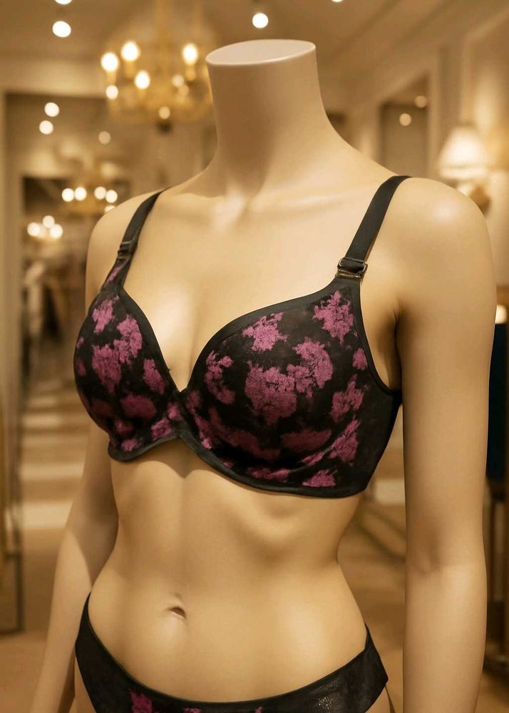 Floral Print Bra