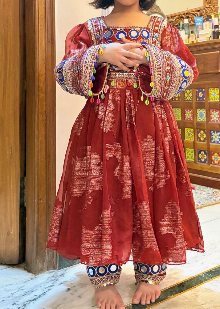 Afghani dress 4 to 5.5 years