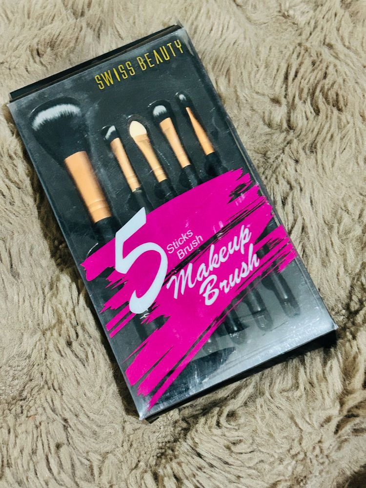 Swiss Beauty 5 Piece Makeup Brush Set