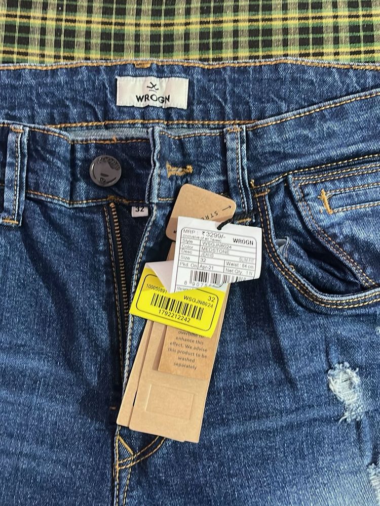 Brand New Blue Skinny Jeans