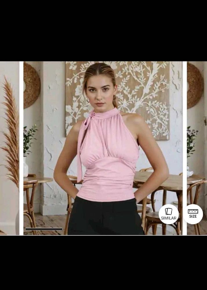 New With Tag- Pink Halter Top