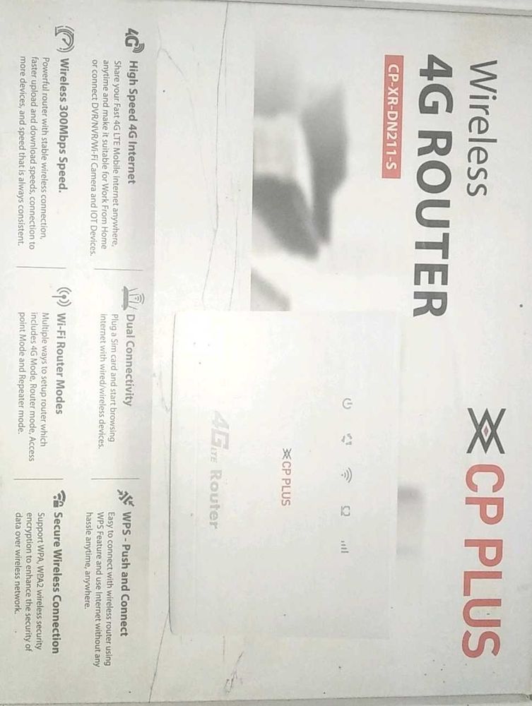 CP PLUS 4G Router