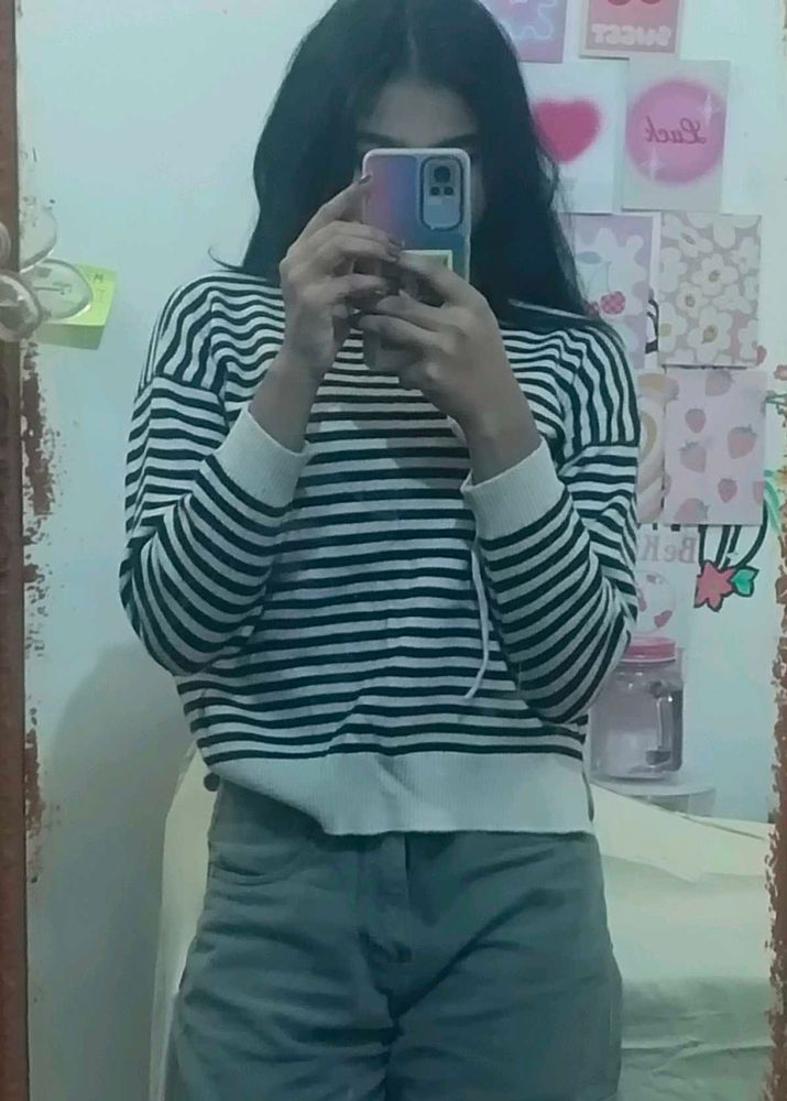 Striped Long Sleeve Top