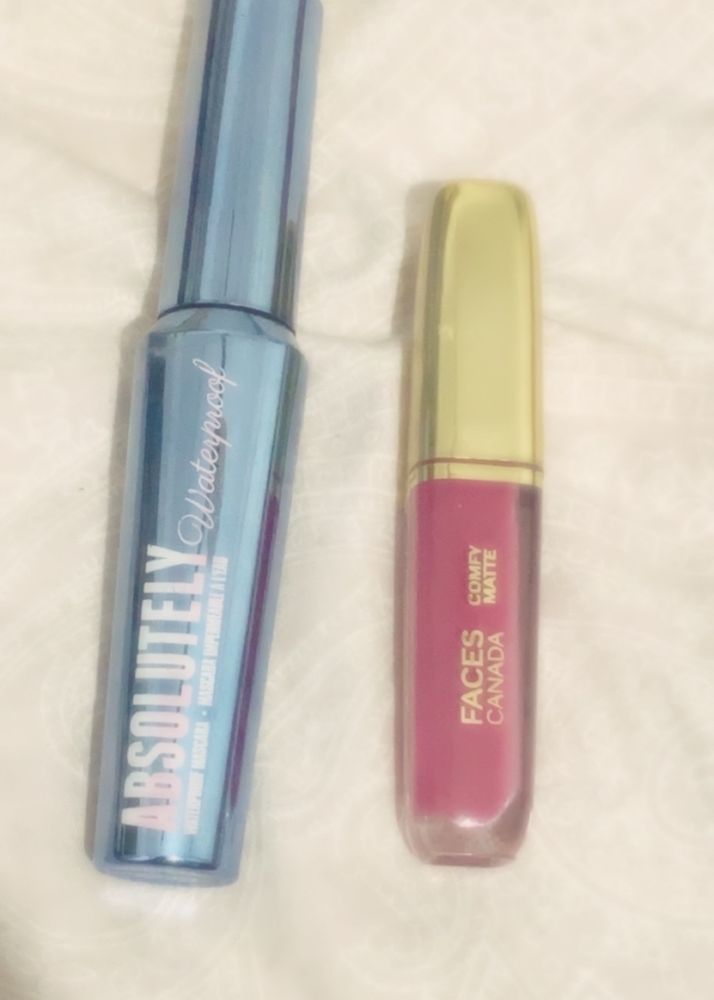 Matte Lipstick,Waterproof Mascara