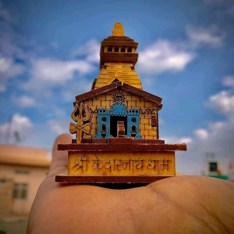 A&amp;S Ventures Decorative Wooden Shri Kedarnath Temp