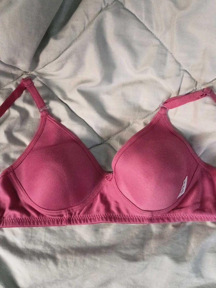 KNOX LIGHTLY PADDED BRA 32B PEACH COLOUR