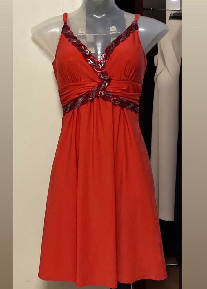 Pintrest Peach Sleeveless Dress