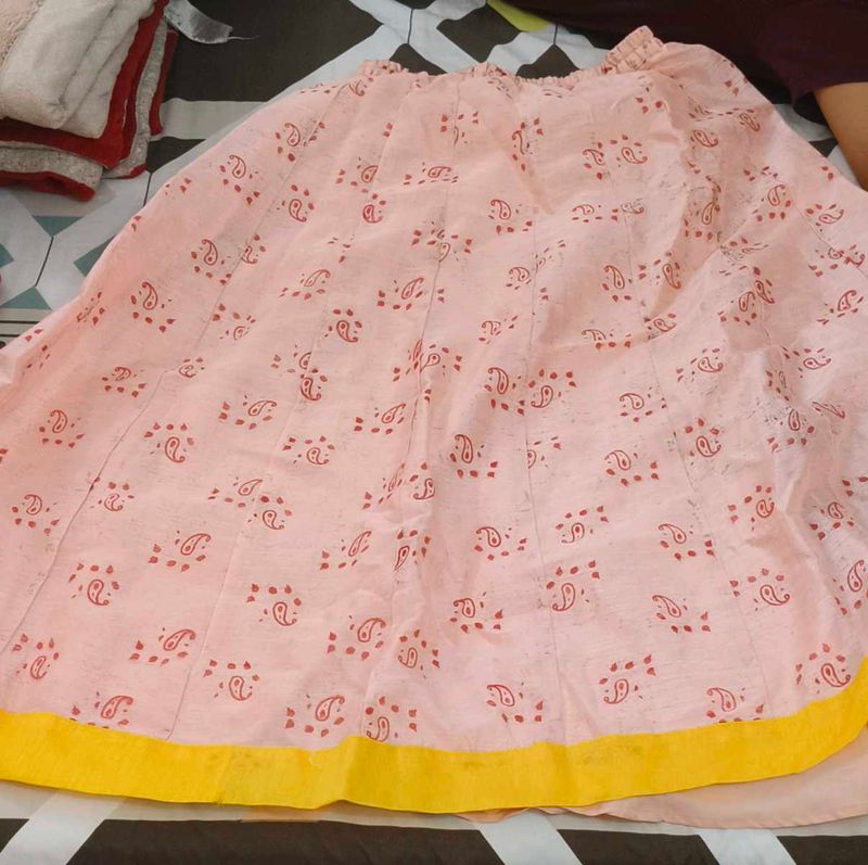 Girl Ethnic Top and Skirt set