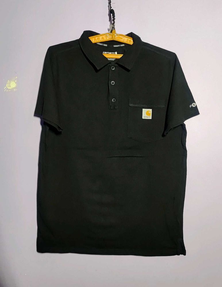 Carhartt Men&#39;s Force Cotton Delmont Pocket Polo