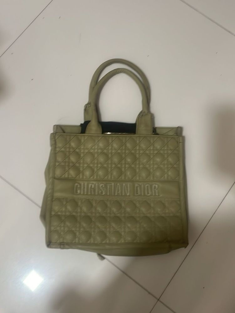 Christian Dior Olive Tote