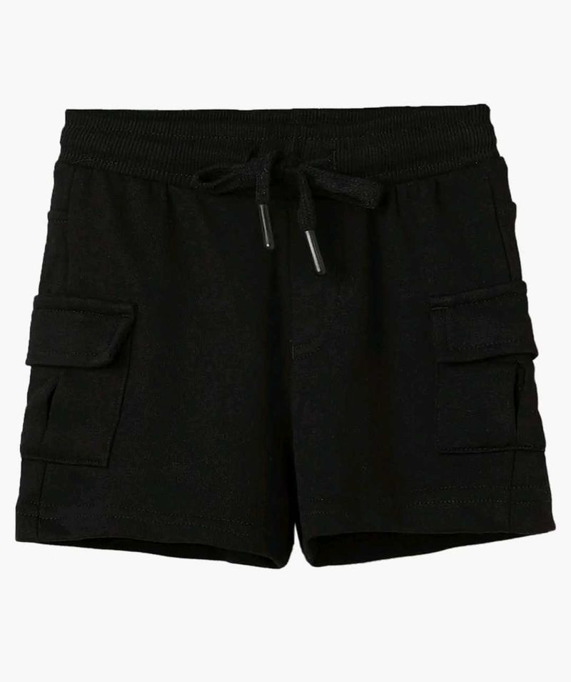 Black Cotton Women&#39;s  Denim Shorts