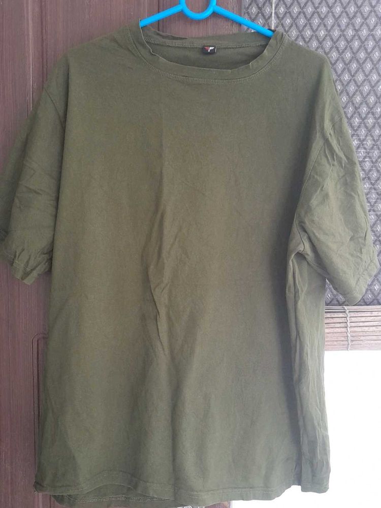 Olive Green Short Sleeve Tee