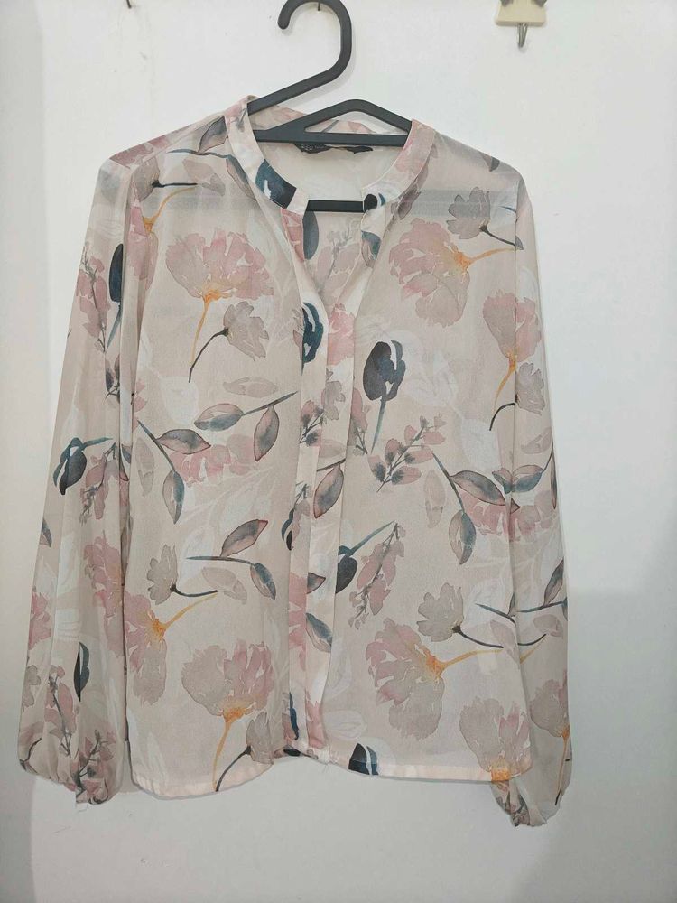 Floral Long Sleeve Blouse