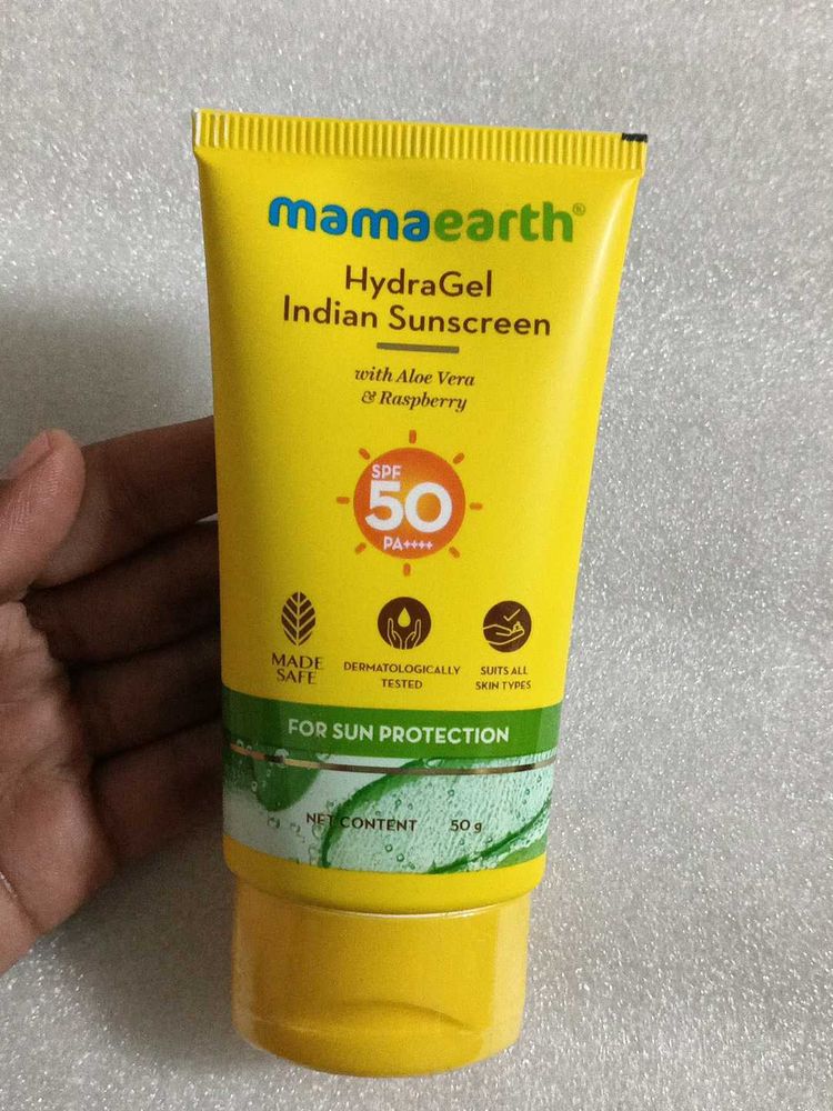 Mamaearth HydraGel Indian Sunscreen SPF 50