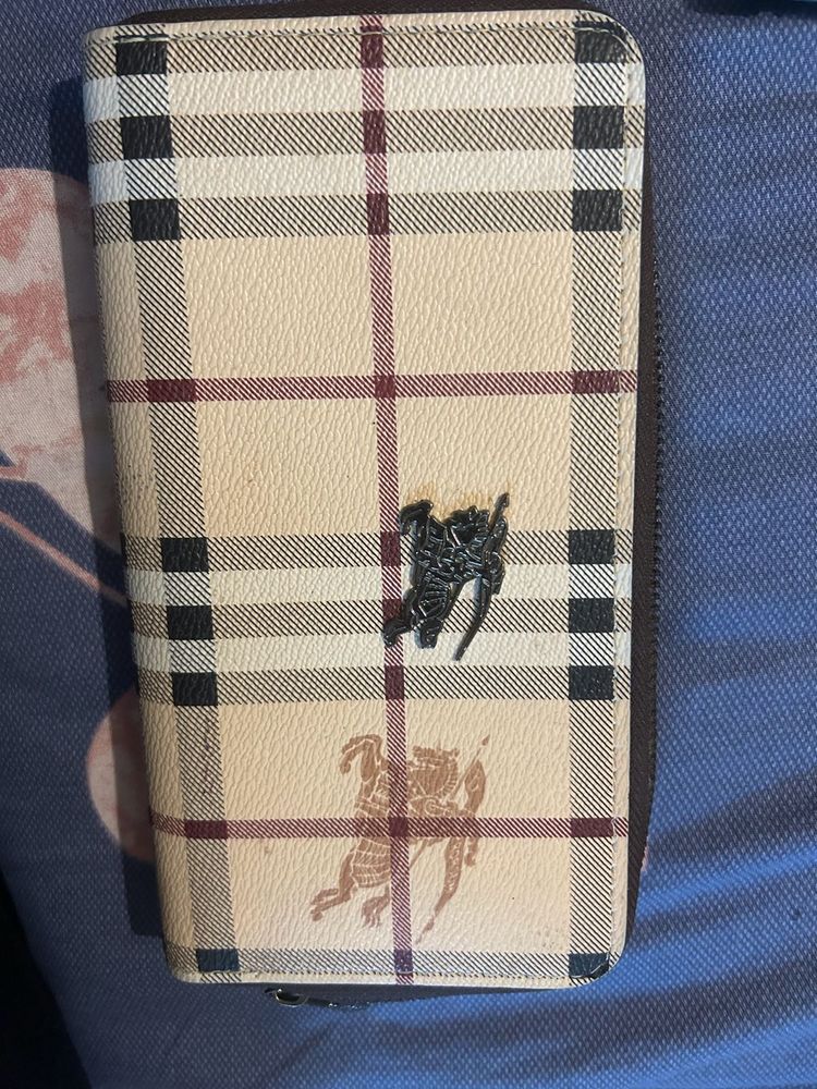Burberry Plaid Wallet