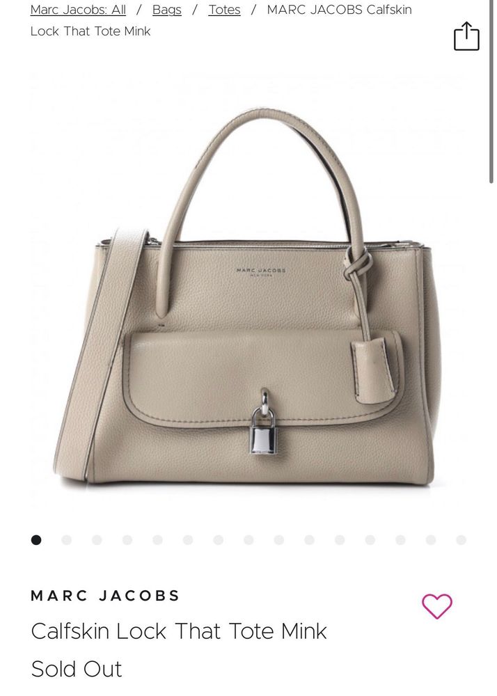 Authentic Marc Jacob’s Calf Leather